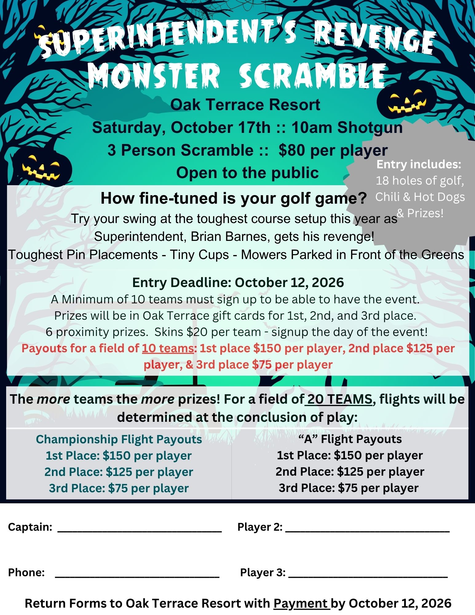 Monster Scramble Flyer 2026